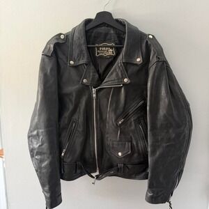 Vintage First Gear Men's Genuine Leather Jacket